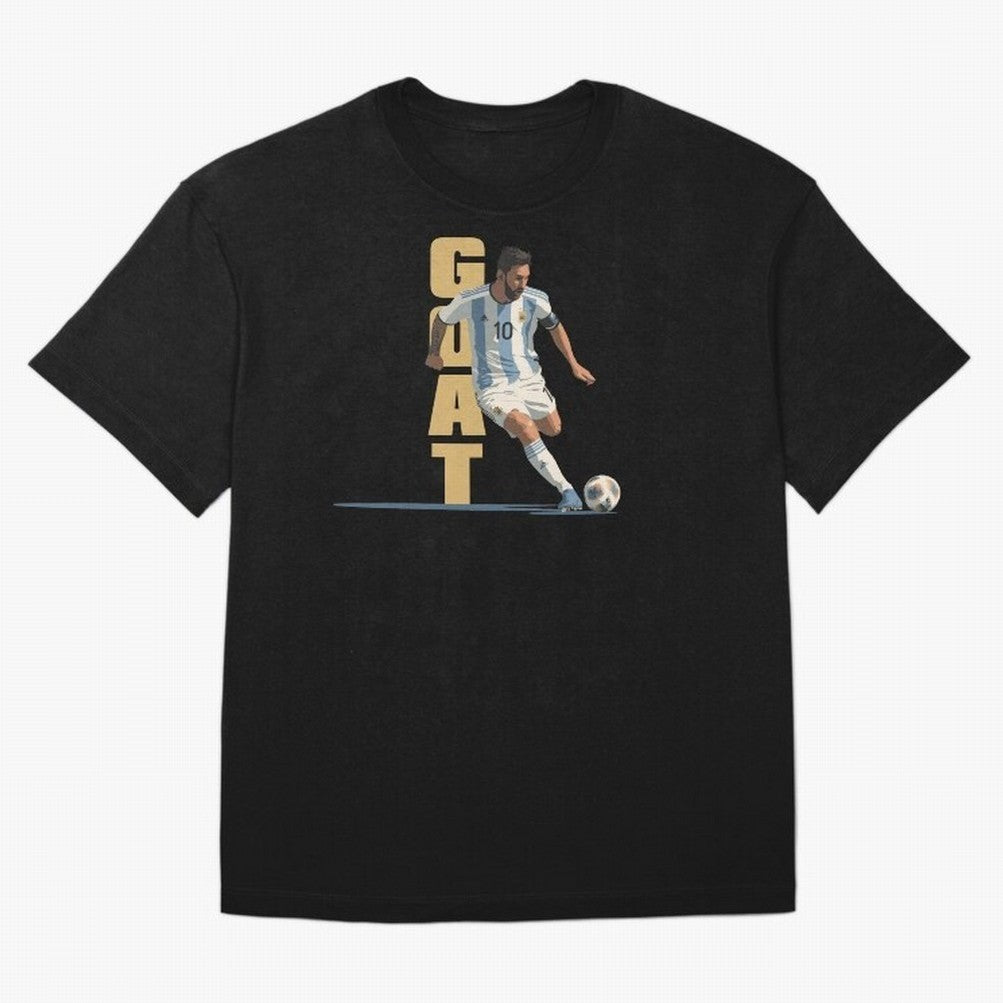 Messi in action GOAT Minimalist Graphic Oversized T-Shirt Fuel Your Fan Pride for Global Football Passion for FIFA World Cup 2026 USA Canada Mexico, Capturing Messi, France and Portugal, Championship Spirit, Famous Goals, Roaring Crowds and