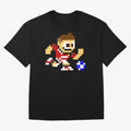 Ronaldo Manchester United (8-bit Football / Soccer Player) Oversized T-Shirt Showcase FIFA World Cup 2026 Group Stage for Fans of CR7 and Messi and Argentina, Bringing Stadium Memories, Football Loyalty, International Chants and Championship