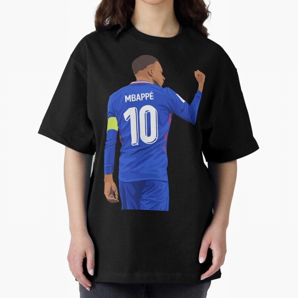 Kylian Mbappe France Oversized T-Shirt Wear the Spirit of the FIFA World Cup 2026 USA Canada Mexico Journey through CR7 Highlights, Argentina and Brazil Pride, Stadium Chants, National Pride, Trophy Dreams and Unforgettable Football Memories; Ideal