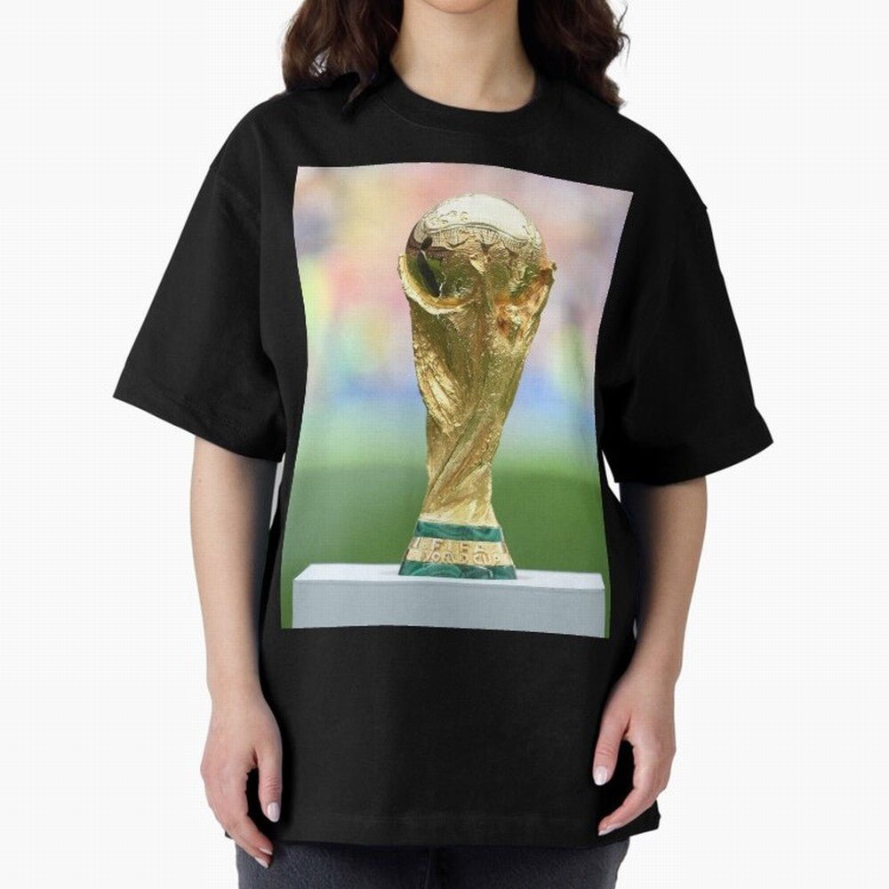 World CUP. Oversized T-Shirt Remember Iconic Moments from Match Day Hype around FIFA World Cup 2026 USA Canada Mexico, Cristiano Ronaldo, Haaland and CR7, England and Germany, Worldwide Fan Energy, Dramatic Goals, Stadium Lights and Championship