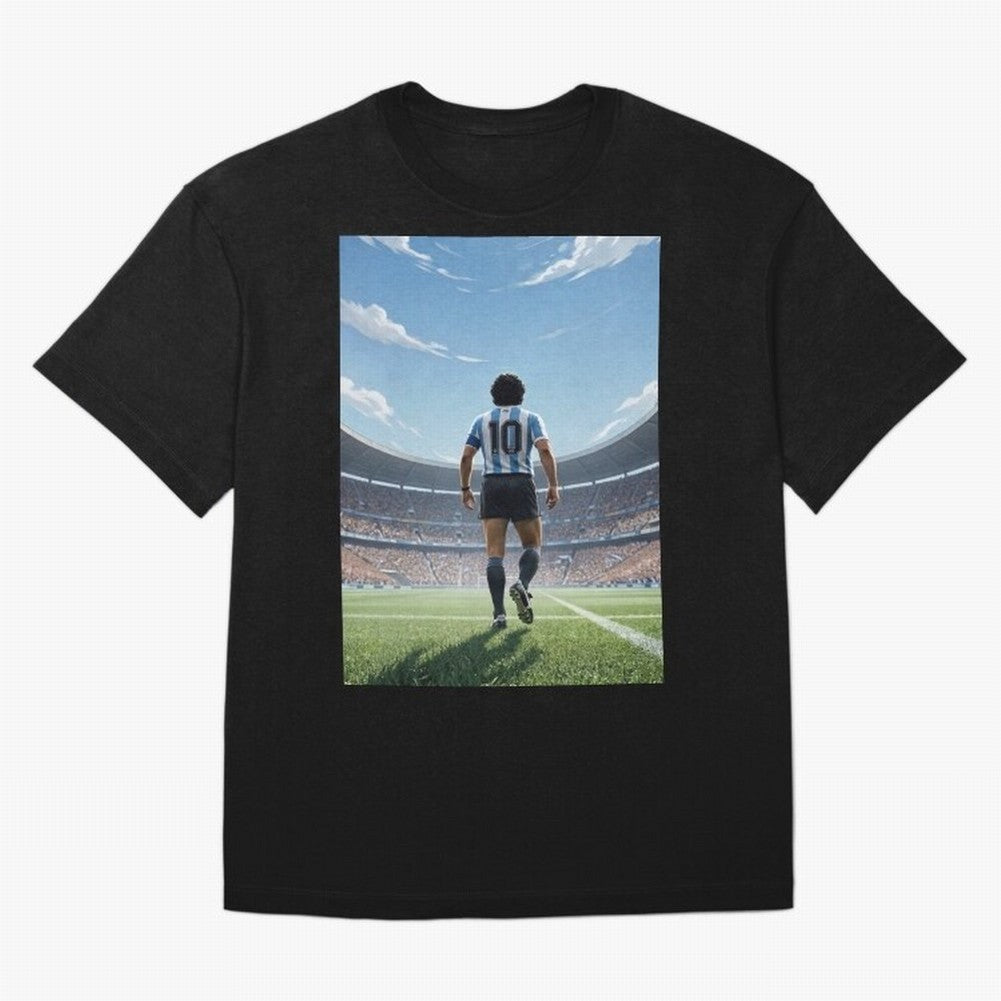 Diego Maradona Oversized T-Shirt Celebrate National Team Dreams in FIFA World Cup 2026 Group Stage Spirit, Made for Portugal, Spain and Germany, Messi and Cristiano Ronaldo, Championship Spirit, Famous Goals, Roaring Crowds and International