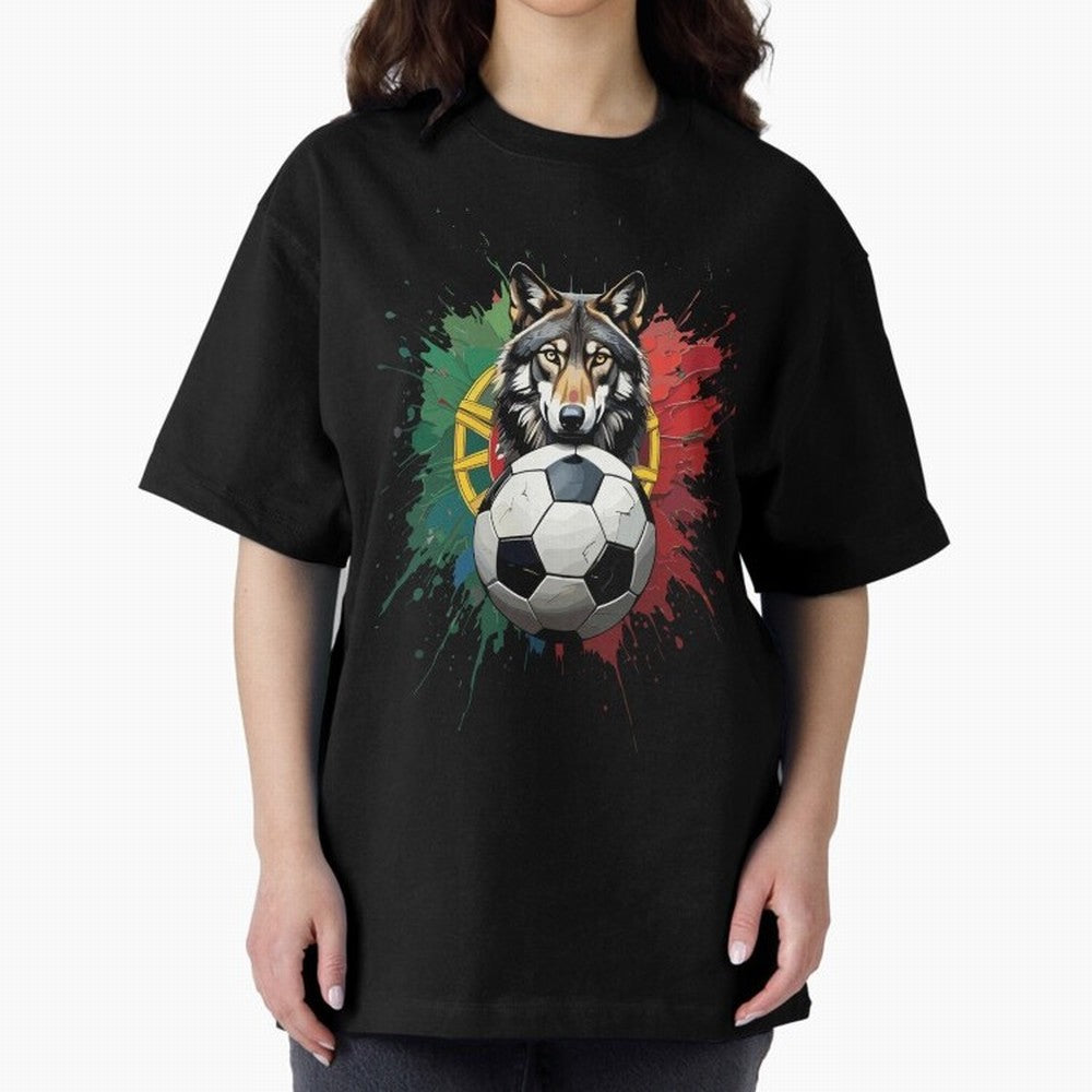 Portugal 2026 Soccer dog - World Cup Football Oversized T-Shirt Wear the Spirit of Global Football Passion for FIFA World Cup 2026 Group Stage, Made for Messi, Germany, Tournament Hype, Historic Matchups, Family Viewing Parties and Global Sports