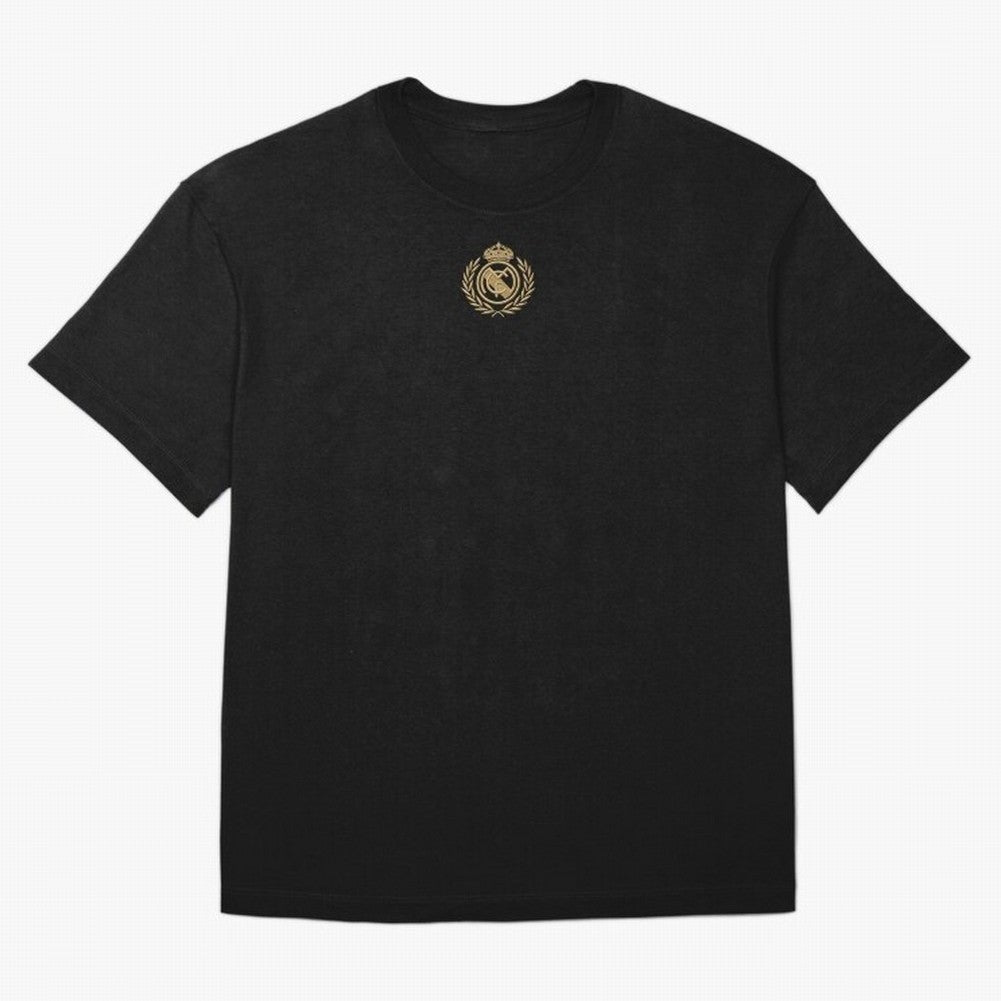 REAL MADRID GOLDEN EMBROIDERY Oversized T-Shirt Feel FIFA World Cup 2026 USA Canada Mexico Spirit, Filled with Argentina, France and Brazil, Messi, CR7 and Mbappe, Football History, Final Match Energy, Crowd Noise and Once in a Lifetime Moments;