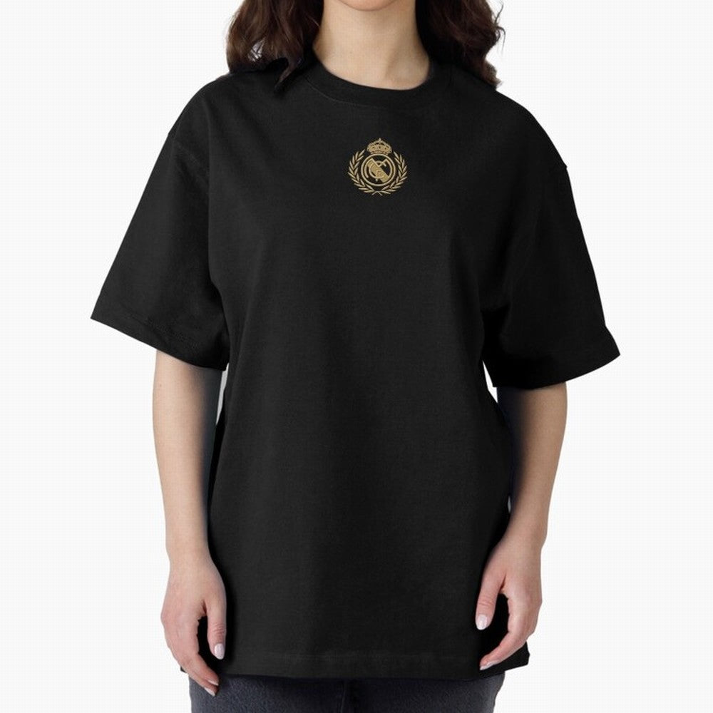 REAL MADRID GOLDEN EMBROIDERY Oversized T-Shirt Feel FIFA World Cup 2026 USA Canada Mexico Spirit, Filled with Argentina, France and Brazil, Messi, CR7 and Mbappe, Football History, Final Match Energy, Crowd Noise and Once in a Lifetime Moments;