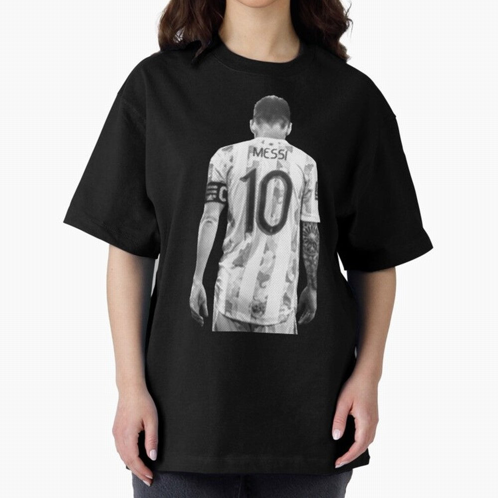 messi Oversized T-Shirt Back Your Heroes with Match Day Hype around FIFA World Cup 2026, Mbappe, Portugal, Football History, Final Match Energy, Crowd Noise and Once in a Lifetime Moments; Ideal for Football Dads, Football Moms, Friends, Collectors