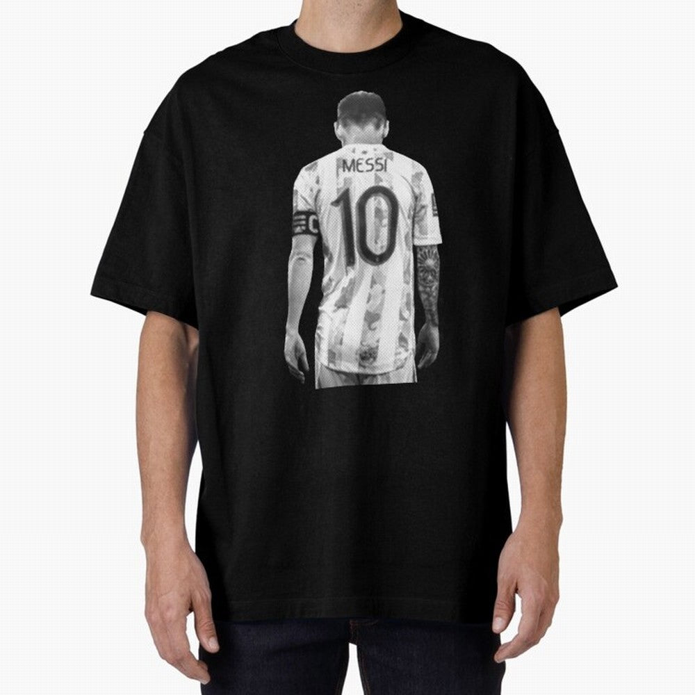 messi Oversized T-Shirt Back Your Heroes with Match Day Hype around FIFA World Cup 2026, Mbappe, Portugal, Football History, Final Match Energy, Crowd Noise and Once in a Lifetime Moments; Ideal for Football Dads, Football Moms, Friends, Collectors