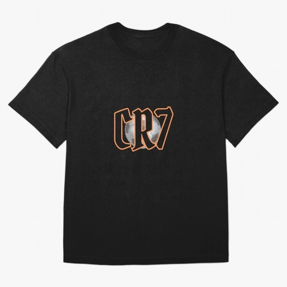 CR7 BLACK Oversized T-Shirt Feel the Roar of Match Day Hype around FIFA World Cup 2026 USA Canada Mexico, Cristiano Ronaldo, Haaland and CR7, Germany, Football Passion, Legendary Performances, Festival Vibes and Supporter Community; Great for Watch
