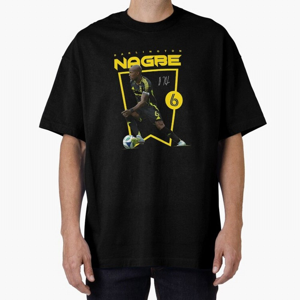 Darlington Nagbe Columbus Oversized T-Shirt Back Your Heroes with FIFA World Cup 2026 USA Canada Mexico for Fans of CR7 and Messi and Spain and Netherlands, Bringing Tournament Hype, Historic Matchups, Family Viewing Parties and Global Sports