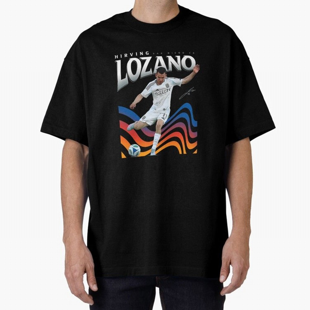 Hirving Lozano San Diego Oversized T-Shirt Celebrate the Magic of FIFA World Cup 2026 Spirit, with England, France and Netherlands, Cristiano Ronaldo, Haaland and CR7, Stadium Memories, Football Loyalty, International Chants and Championship
