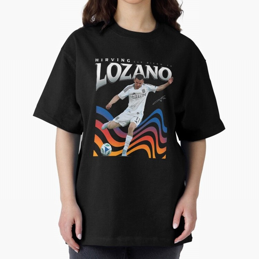 Hirving Lozano San Diego Oversized T-Shirt Celebrate the Magic of FIFA World Cup 2026 Spirit, with England, France and Netherlands, Cristiano Ronaldo, Haaland and CR7, Stadium Memories, Football Loyalty, International Chants and Championship