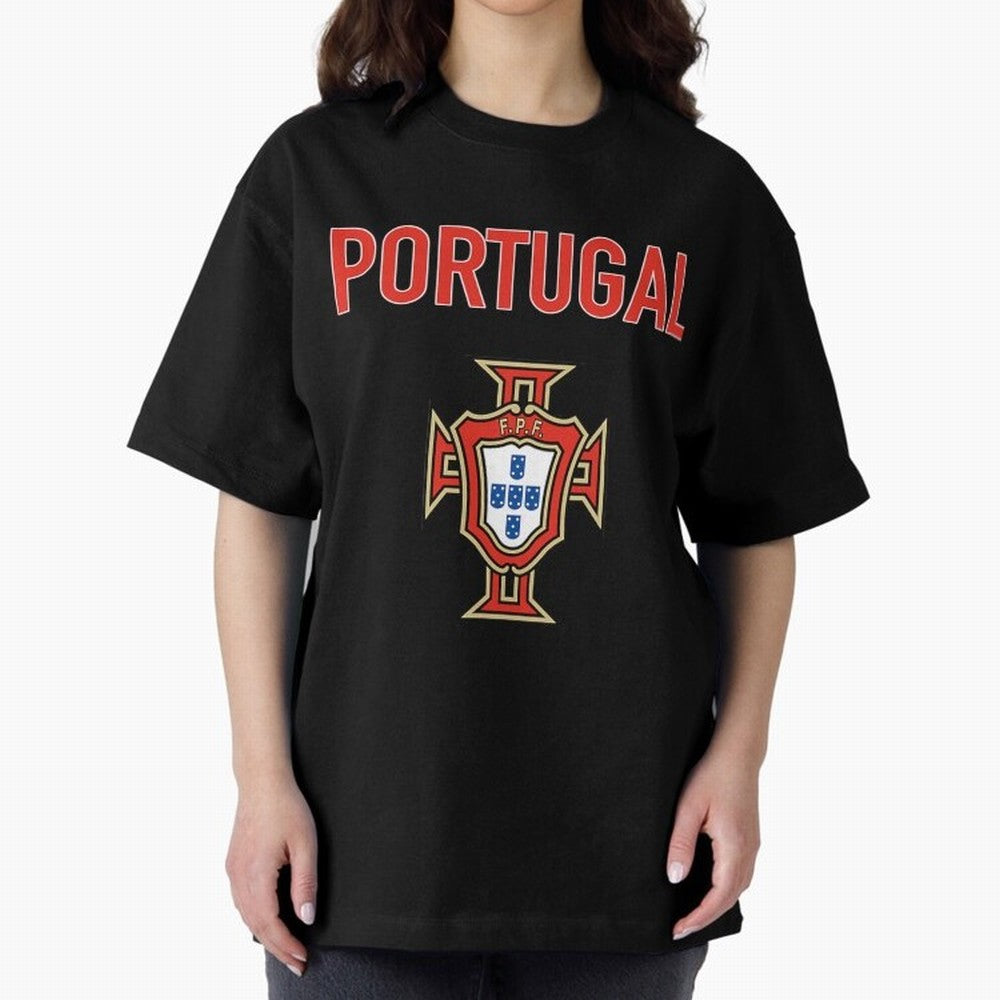 Portugal Oversized T-Shirt Show Your Love for FIFA World Cup 2026 Group Stage Driven by Messi, Netherlands Energy, Soccer Culture, Superstar Moments, National Team Dreams and Competitive Fire; Great for Supporters Who Love Legendary Players,