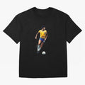 Legends Of The Beautiful Game Cartoon Collection Legends Socrates Cartoon Artwork9 Oversized T-Shirt Celebrate Supporters United by Match Day Hype around FIFA World Cup 2026, Haaland and Mbappe, Spain and Netherlands, Retro Football Energy, Iconic