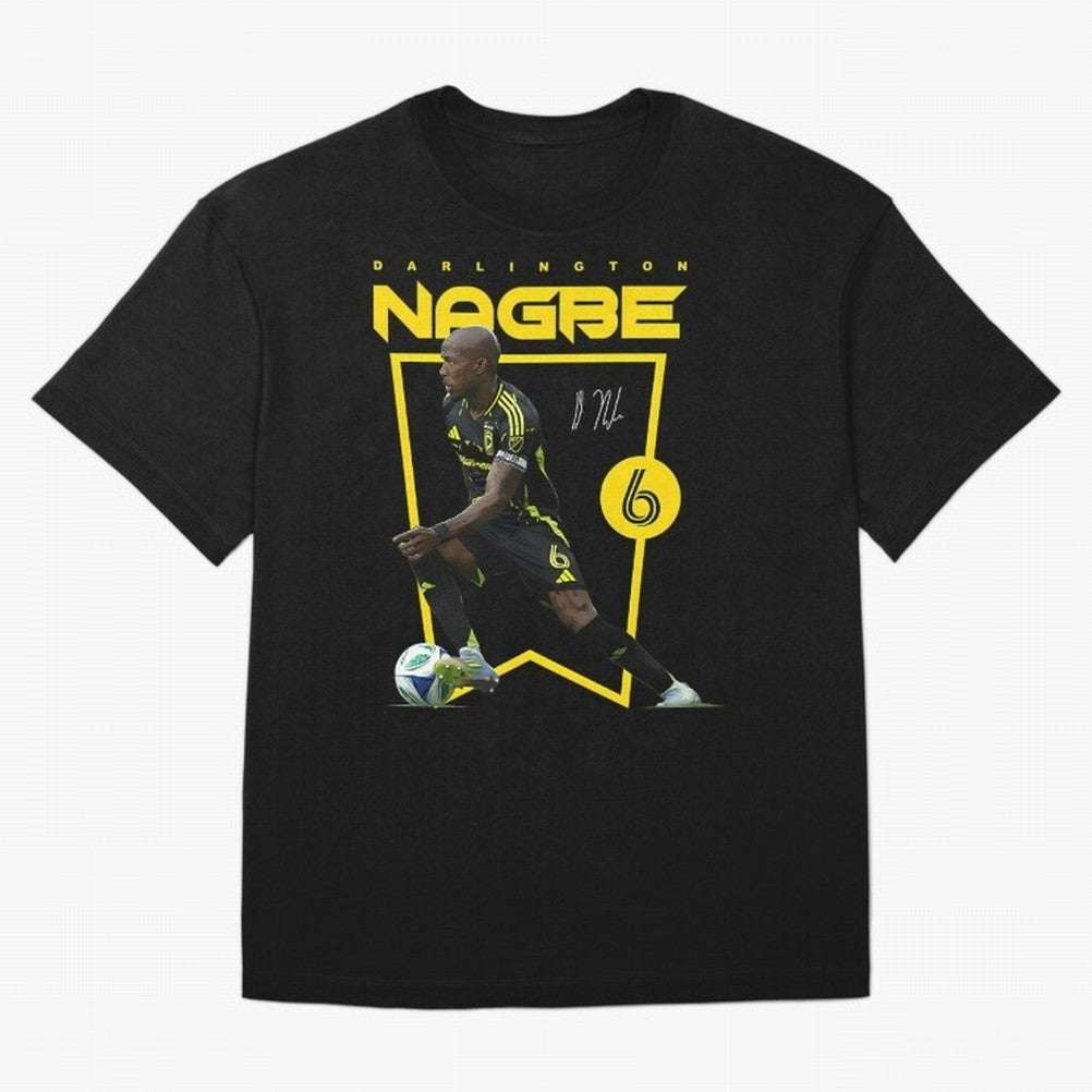 Darlington Nagbe Columbus Crew Oversized T-Shirt Capture Match Day Hype around FIFA World Cup 2026, Messi, CR7 and Mbappe, England, France and Netherlands, Tournament Hype, Historic Matchups, Family Viewing Parties and Global Sports Pride; Perfect