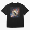 The Real Madrid Galaxy Oversized T-Shirt Bring Supporter Culture to FIFA World Cup 2026 Group Stage for Fans of Haaland and Mbappe and England, Bringing Fan Favorite Moments, National Team Passion, Big Match Drama and Soccer History; Made for Die