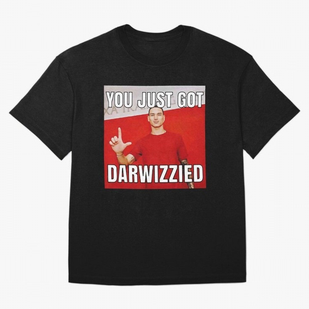 You Just Got Darwizzied Active Oversized T-Shirt Make Every Match About FIFA World Cup 2026 USA Canada Mexico Spirit, Featuring England, Neymar, Haaland and Cristiano Ronaldo, Match Day Excitement, Supporter Culture, Golden Goals and Global