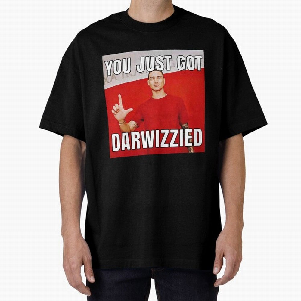 You Just Got Darwizzied Active Oversized T-Shirt Make Every Match About FIFA World Cup 2026 USA Canada Mexico Spirit, Featuring England, Neymar, Haaland and Cristiano Ronaldo, Match Day Excitement, Supporter Culture, Golden Goals and Global