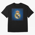 Real Madrid FC - Painting Oversized T-Shirt Celebrate Soccer Greatness during the FIFA World Cup 2026 USA Canada Mexico Journey through Mbappe and Neymar Highlights, Brazil, Portugal and Argentina Pride, Champion Mindset, Group Stage Buzz, Knockout