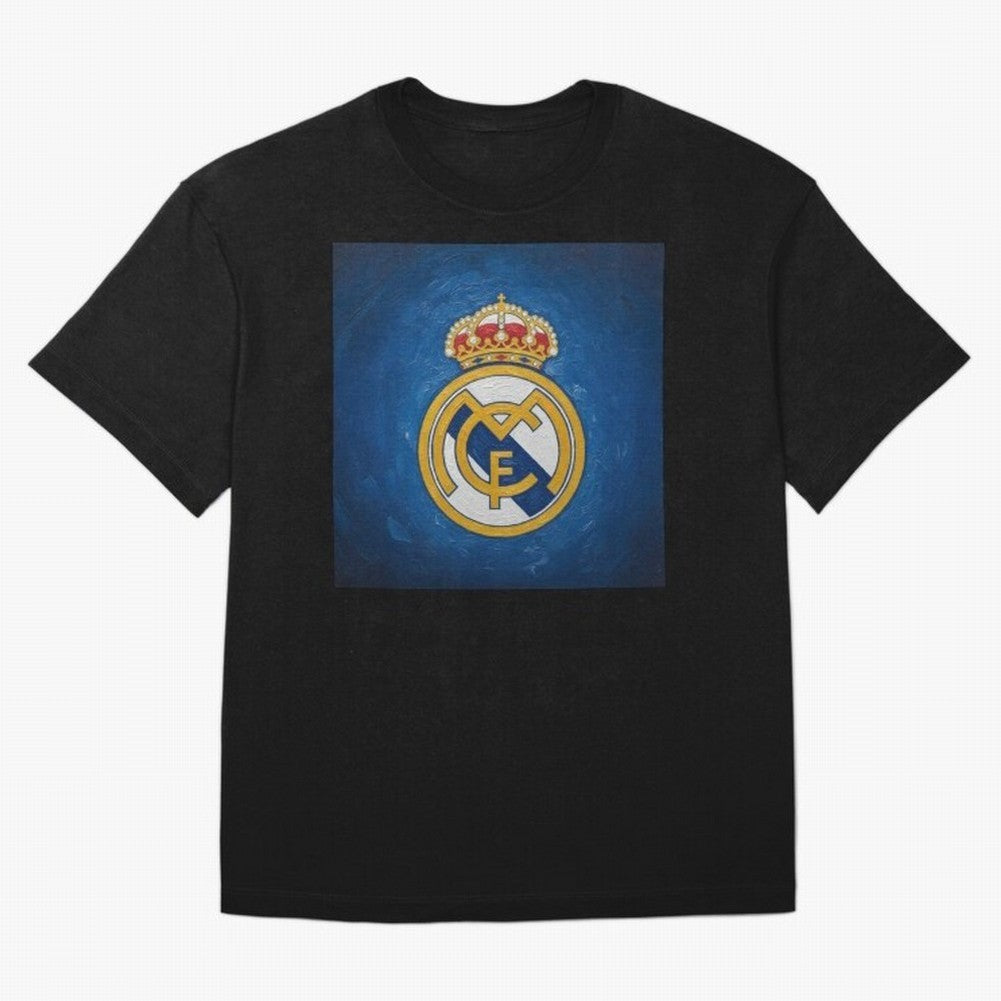 Real Madrid FC - Painting Oversized T-Shirt Celebrate Soccer Greatness during the FIFA World Cup 2026 USA Canada Mexico Journey through Mbappe and Neymar Highlights, Brazil, Portugal and Argentina Pride, Champion Mindset, Group Stage Buzz, Knockout