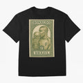 Vintage Brazilian Ronaldo Fenomeno R9 Football Legend Stamp Illustration ¨C Retro Soccer World Cup Art Print Oversized T-Shirt Share FIFA World Cup 2026 Group Stage Highlighting Mbappe, Portugal Energy, Sports Nostalgia, International Competition,