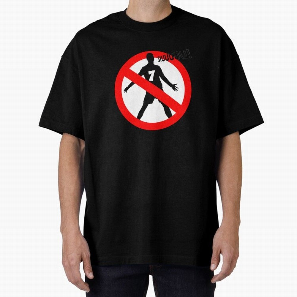No Siiuuu Number 7 Soccer Meme Oversized T-Shirt Bring a Vintage Feel to the FIFA World Cup 2026 USA Canada Mexico Journey through Mbappe Highlights, Brazil, Portugal and Argentina Pride, Supporter Pride, Iconic Celebrations, Legendary Names and