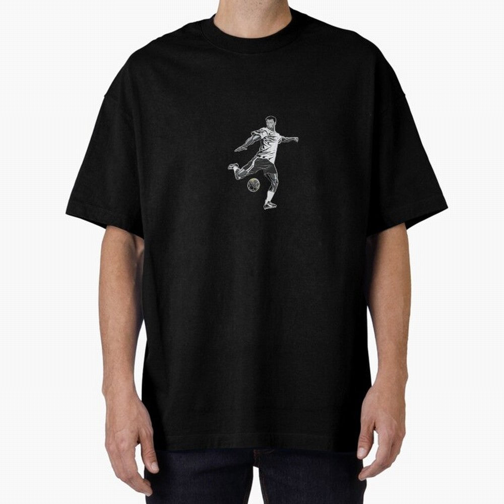 Fooball player Oversized T-Shirt Feel the Heartbeat of FIFA World Cup 2026 Spirit, with Argentina, Neymar, Football Festival Excitement, Trophy Ambitions, Country Rivalries and Star Player Buzz; Perfect for Supporters Who Want Bold Football Energy,