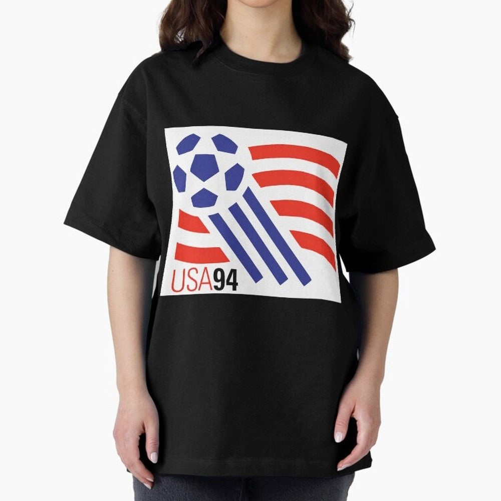 USA WC 94 Classic Oversized T-Shirt Join Match Day Hype around FIFA World Cup 2026, Haaland and Mbappe, England, Championship Spirit, Famous Goals, Roaring Crowds and International Football Unity; Built for Supporters Chasing Trophy Dreams, Final