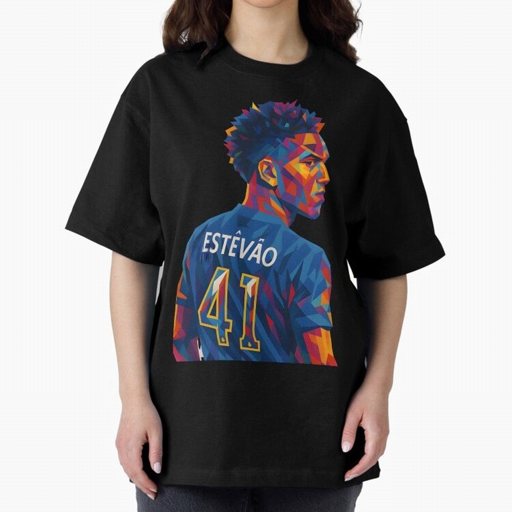 Est¨ºv?o Oversized T-Shirt Celebrate Unforgettable Nights in FIFA World Cup 2026 Group Stage for Fans of Messi, CR7 and Mbappe and Argentina and Brazil, Bringing Worldwide Fan Energy, Dramatic Goals, Stadium Lights and Championship Celebrations;
