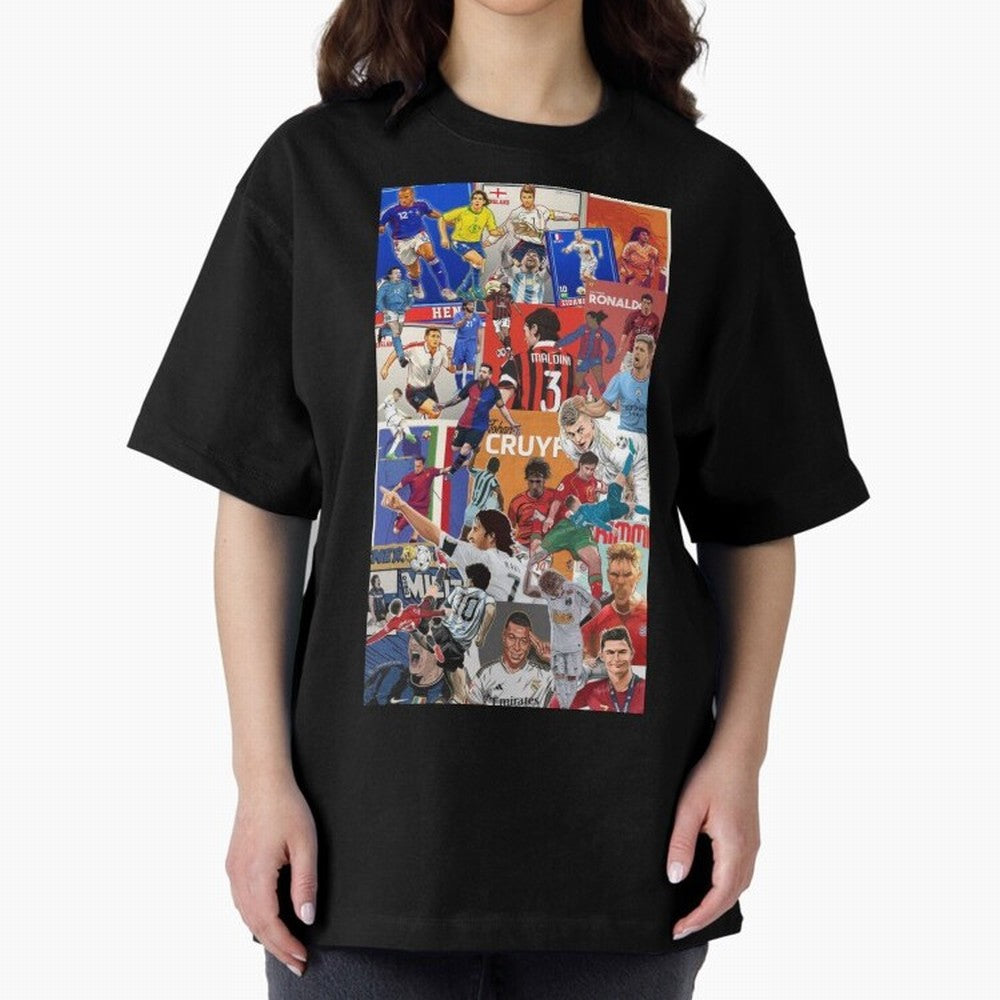 The Greats Oversized T-Shirt Show Up for the Glory of Match Day Hype around FIFA World Cup 2026 Group Stage, Neymar, Portugal, Spain and Germany, Goal Celebration Energy, Supporter Heritage, Football Icons and Worldwide Tournament Joy; Great for