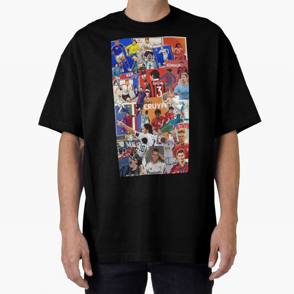 The Greats Oversized T-Shirt Show Up for the Glory of Match Day Hype around FIFA World Cup 2026 Group Stage, Neymar, Portugal, Spain and Germany, Goal Celebration Energy, Supporter Heritage, Football Icons and Worldwide Tournament Joy; Great for
