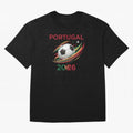 Camiseta Portugal 2026 - Bola de Futebol e Design Galo de Barcelos. Oversized T-Shirt Bring Global Tournament Vibes to the FIFA World Cup 2026 Journey through Haaland and Mbappe Highlights, Germany Pride, Football Festival Excitement, Trophy