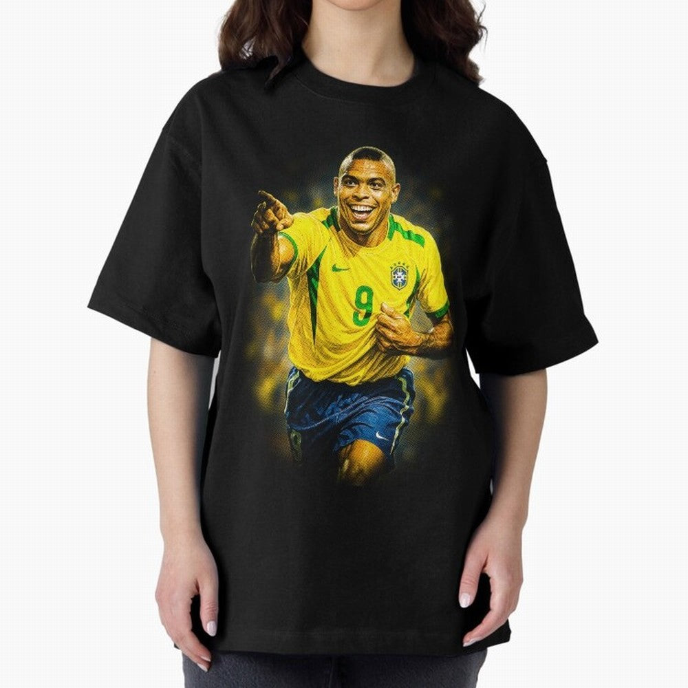Ronaldo Naz¨¢rio Oversized T-Shirt Turn Every Weekend Toward Match Day Hype around FIFA World Cup 2026, CR7, England and Germany, Championship Spirit, Famous Goals, Roaring Crowds and International Football Unity; Great for Supporters Who Love