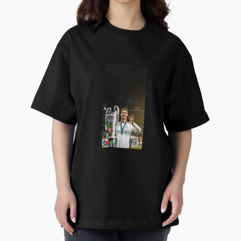 Ronaldo Oversized T-Shirt Show Your Love for FIFA World Cup 2026 Group Stage Spirit, Connected to Netherlands, Neymar, Haaland and Cristiano Ronaldo, Football Passion, Legendary Performances, Festival Vibes and Supporter Community; Perfect for