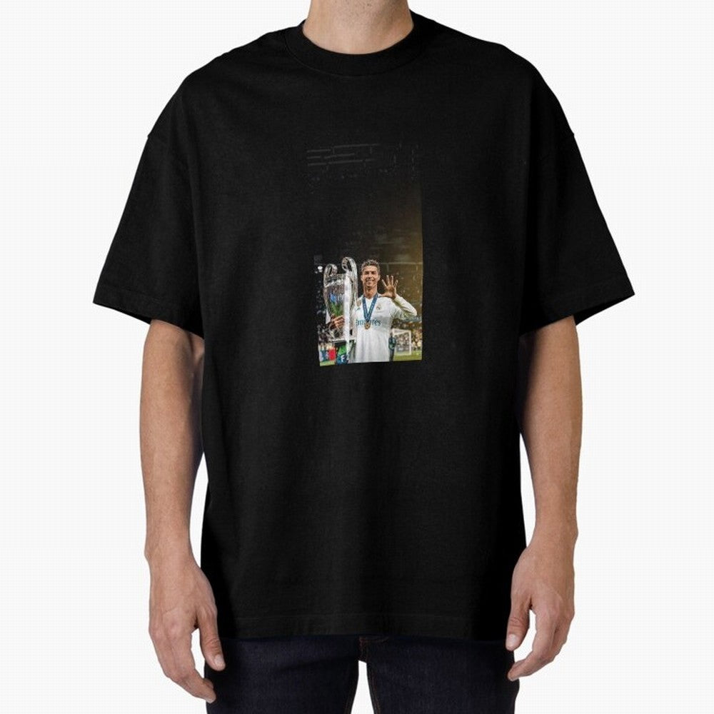 Ronaldo Oversized T-Shirt Show Your Love for FIFA World Cup 2026 Group Stage Spirit, Connected to Netherlands, Neymar, Haaland and Cristiano Ronaldo, Football Passion, Legendary Performances, Festival Vibes and Supporter Community; Perfect for