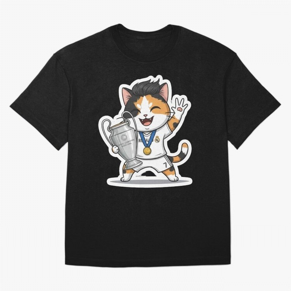 Kitten - Ucl Tittle | Ronaldo Oversized T-Shirt Bring Retro Soccer Energy to FIFA World Cup 2026 Group Stage Spirit, Built around England, France and Netherlands, Cristiano Ronaldo, Stadium Memories, Football Loyalty, International Chants and