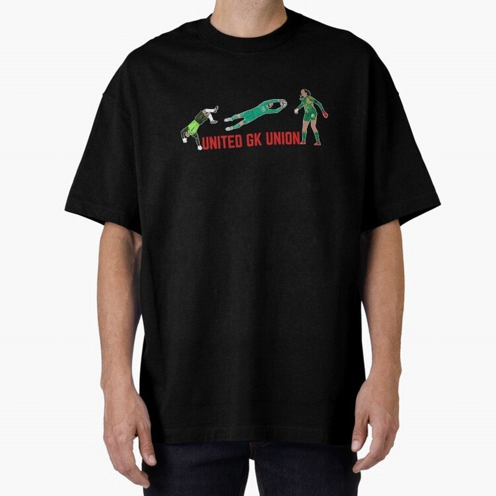 UNITED GK Union Peter Schmeichel David De Gea Phallon Tullis-Joyce Oversized T-Shirt Experience Global Football Passion for FIFA World Cup 2026 USA Canada Mexico, Driven by Mbappe and Neymar, Spain and Netherlands, Match Day Excitement, Supporter