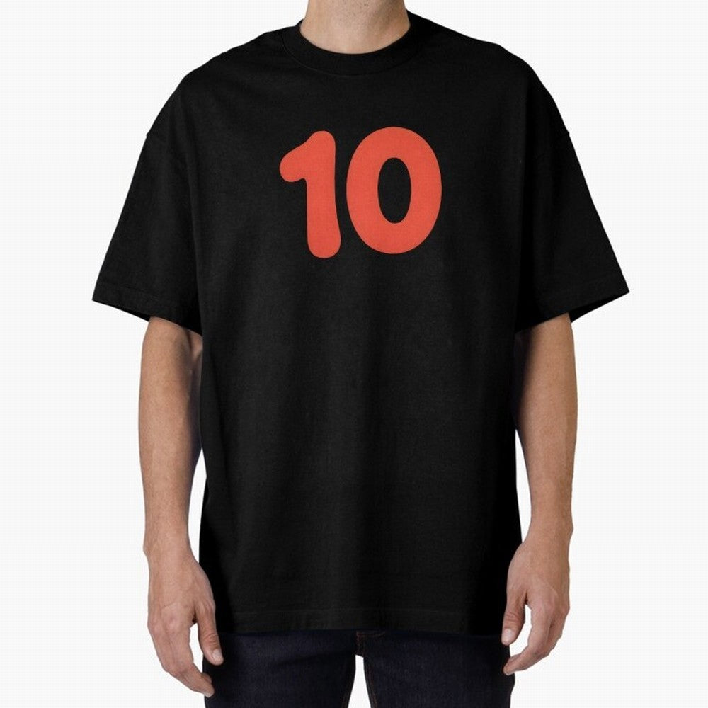 Number ten Oversized T-Shirt Bring World Football Passion into Global Football Passion for FIFA World Cup 2026 USA Canada Mexico, Centered on Mbappe, France and Portugal, Football Passion, Legendary Performances, Festival Vibes and Supporter