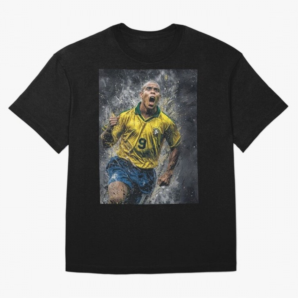 Ronaldo Naz¨¢rio - Il Fenomeno (Brazil) Oversized T-Shirt Make Your Look Match FIFA World Cup 2026 Group Stage Spirit, Centered on Spain and Netherlands, Messi and Cristiano Ronaldo, Tournament Hype, Historic Matchups, Family Viewing Parties and