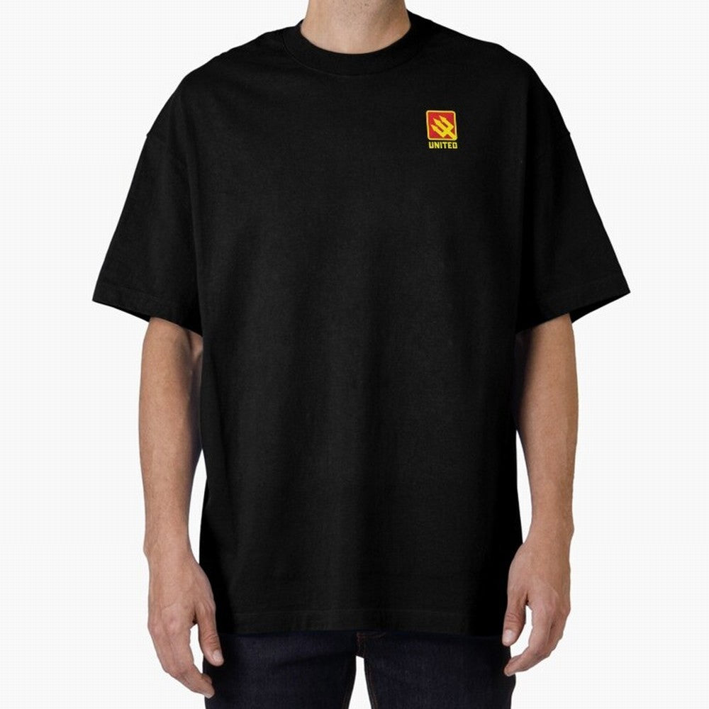 Manchester United Minimal Badge Oversized T-Shirt Share Global Football Passion for FIFA World Cup 2026 Group Stage, Celebrating Messi, Neymar and Mbappe, Spain and Netherlands, Soccer Culture, Superstar Moments, National Team Dreams and
