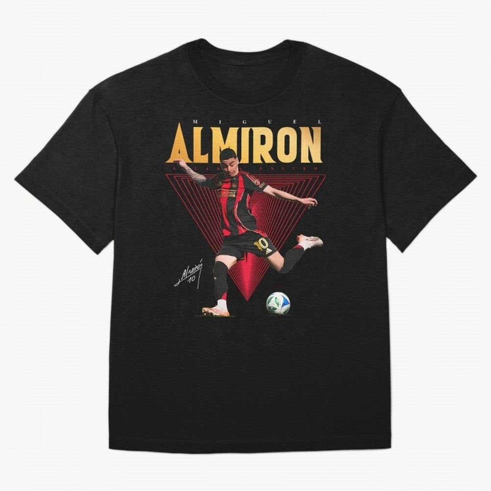 Miguel Almiron Atlanta United FC Oversized T-Shirt Show Passion for the Stars of FIFA World Cup 2026 USA Canada Mexico Spirit, Connected to Argentina, France and Brazil, Neymar, Haaland and Cristiano Ronaldo, Global Supporter Spirit, Legendary