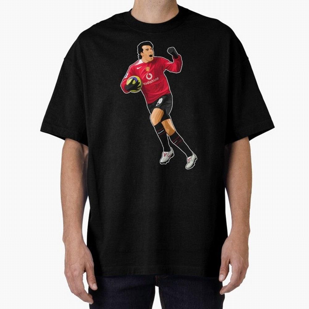 Ruud Van Nistelrooy #10 Scooring Goals Oversized T-Shirt Bring Match Day Fire to FIFA World Cup 2026 Group Stage Highlighting CR7, Germany Energy, Football Festival Excitement, Trophy Ambitions, Country Rivalries and Star Player Buzz; Created for