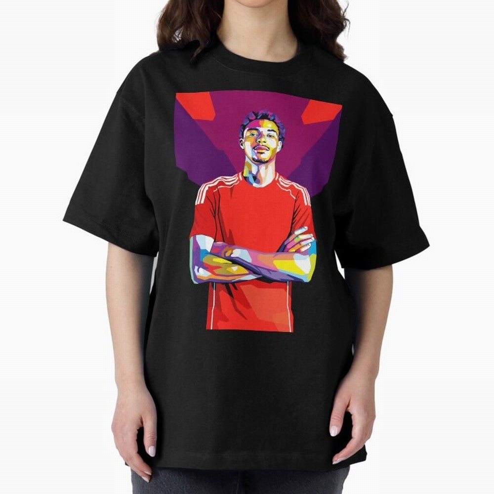 Ekitike in WPAP Style Oversized T-Shirt Experience the Global Stage of FIFA World Cup 2026 USA Canada Mexico Capturing Neymar, Portugal Energy, Football History, Final Match Energy, Crowd Noise and Once in a Lifetime Moments; Perfect for Fans,