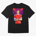 Ekitike in WPAP Style Oversized T-Shirt Experience the Global Stage of FIFA World Cup 2026 USA Canada Mexico Capturing Neymar, Portugal Energy, Football History, Final Match Energy, Crowd Noise and Once in a Lifetime Moments; Perfect for Fans,