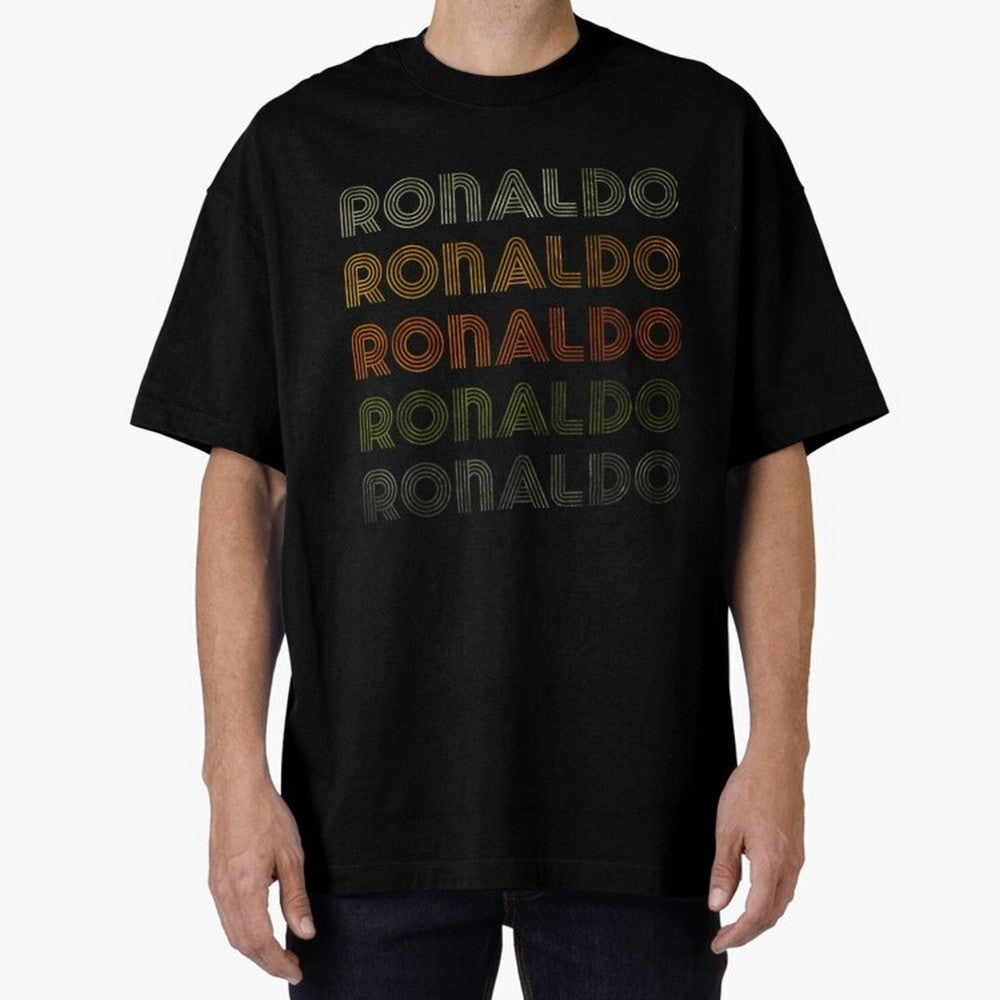 Love Heart Ronaldo Tee GrungeVintage Style Black Ronaldo Oversized T-Shirt Celebrate Fan Culture around Match Day Hype around FIFA World Cup 2026 Group Stage, Cristiano Ronaldo, France, Stadium Memories, Football Loyalty, International Chants and