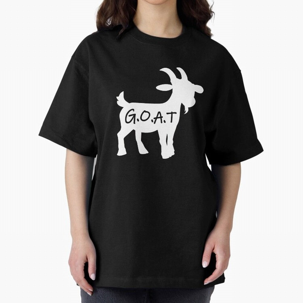 GOAT Oversized T-Shirt Experience Global Football Passion for FIFA World Cup 2026 Group Stage, Built around Haaland and Mbappe, Portugal, Championship Spirit, Famous Goals, Roaring Crowds and International Football Unity; Great for Watch Parties,