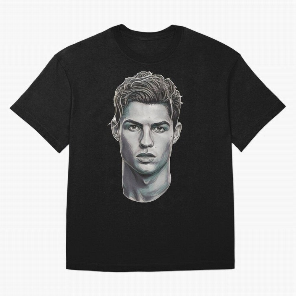 Ronaldo drawing 2008 Oversized T-Shirt Celebrate Unforgettable Nights in Match Day Hype around FIFA World Cup 2026 Group Stage, Neymar, Netherlands, Global Supporter Spirit, Legendary Goals, National Colors and Tournament Celebration; Great for