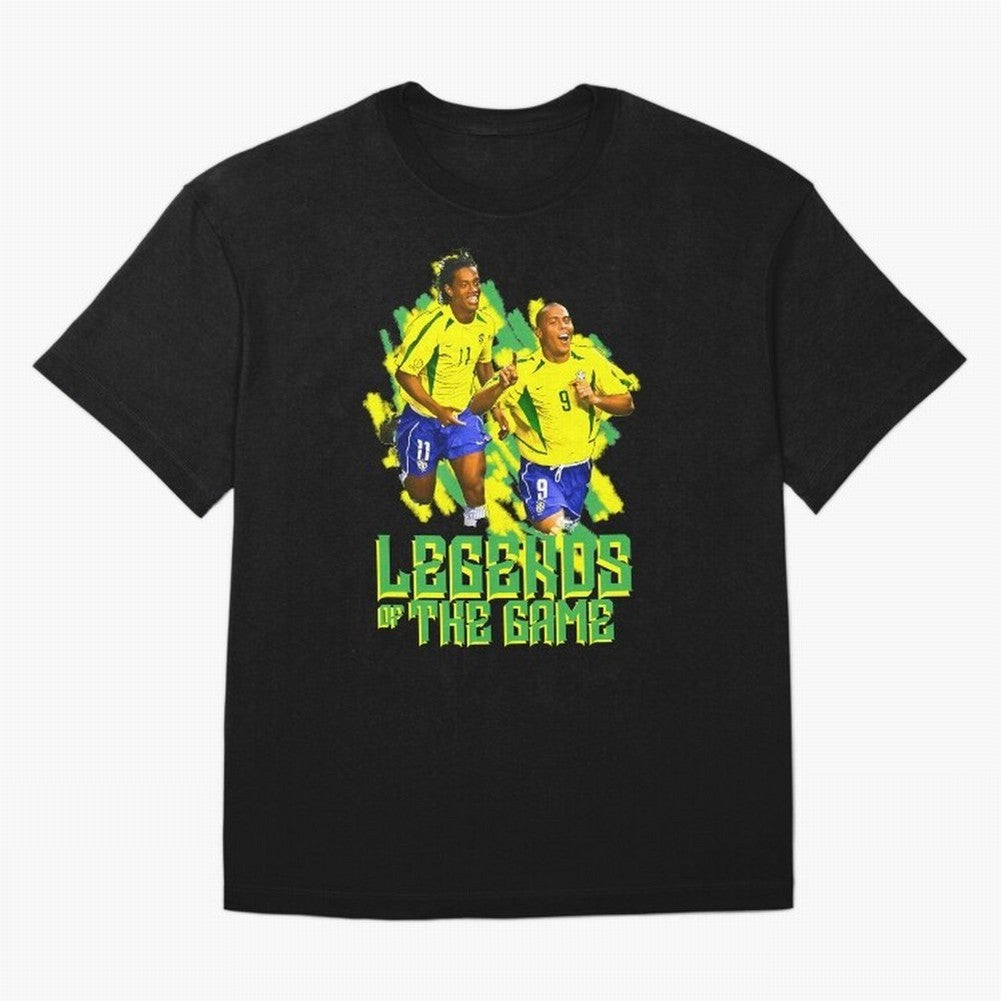 Ronaldinho and ronaldo brazil football print Oversized T-Shirt Make the Season About FIFA World Cup 2026 for Fans of Messi and Cristiano Ronaldo and Netherlands, Bringing Soccer Culture, Superstar Moments, National Team Dreams and Competitive Fire;
