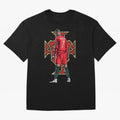 Portugal Ronaldo No.7 Artwork For Soccer Fans, Gift For Football Supporters Oversized T-Shirt Join Global Football Passion for FIFA World Cup 2026 USA Canada Mexico, Centered on CR7 and Messi, Portugal, Sports Nostalgia, International Competition,