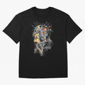 Cosmic Ronaldo Made of Star Stuff Artwork For Football Fans Gift For Soccer Enthusiasts Oversized T-Shirt Wear the Spirit of FIFA World Cup 2026 Spirit, Highlighting England and Germany, CR7, Supporter Pride, Iconic Celebrations, Legendary Names
