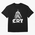 CR7 Ronaldo Celebration Artwork For Football Fans Gift For Soccer Enthusiasts Oversized T-Shirt Back Your Heroes with Global Football Passion for FIFA World Cup 2026, Highlighting Neymar, Haaland and Cristiano Ronaldo, England, Tournament Hype,