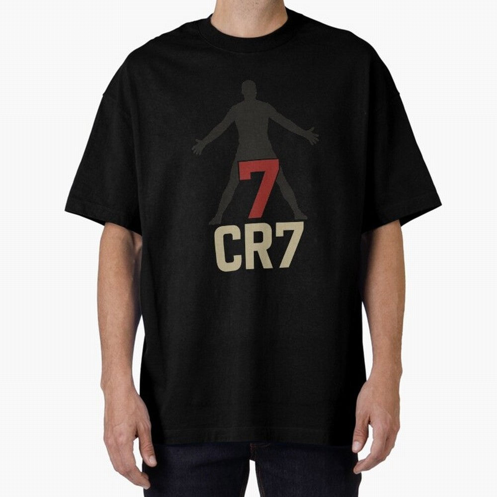 A footballer with a well-known shirt number Oversized T-Shirt Support the Legends of FIFA World Cup 2026 Spirit, Driven by Brazil, Portugal and Argentina, Cristiano Ronaldo, Stadium Memories, Football Loyalty, International Chants and Championship
